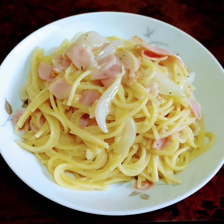 カップスープで!ポタージュパスタ